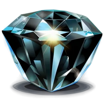 a blue diamond on a white background