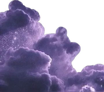 the sky is filled with clouds and stars