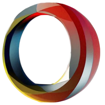 an image of a ring made out of colored paper