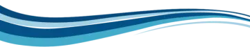 a white background with blue waves