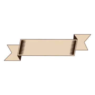 a ribbon with an arrow on it