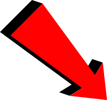 a red arrow pointing up