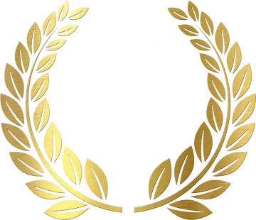 a gold laurel wreath