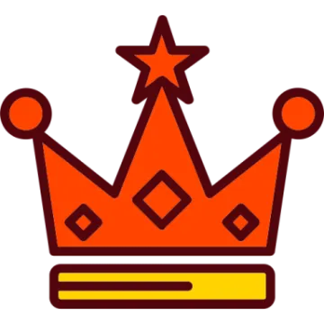 a crown with a star on top