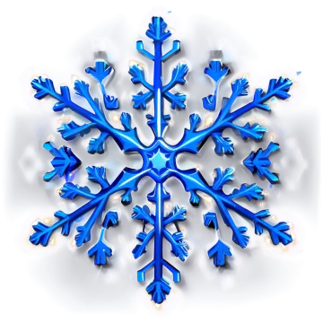 blue snowflorer on a white background