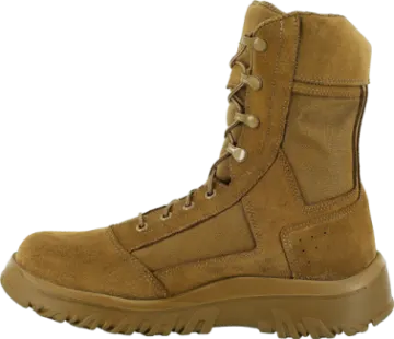 a pair of men's military boots