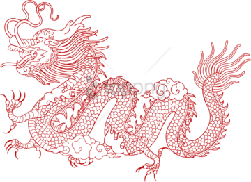chinese dragon tattoo design
