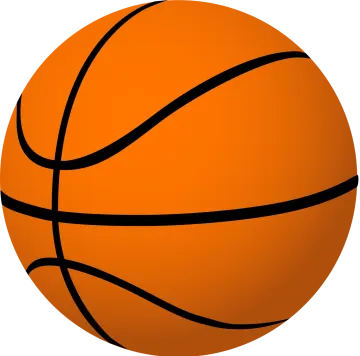 a basketball ball on a white background