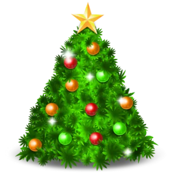 a christmas tree with ornaments on it