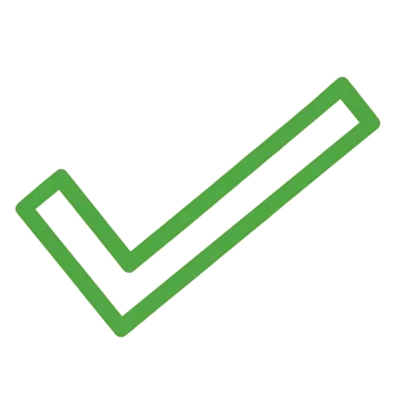 a green check mark icon