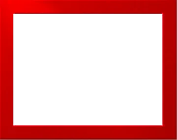 a red frame on a white background