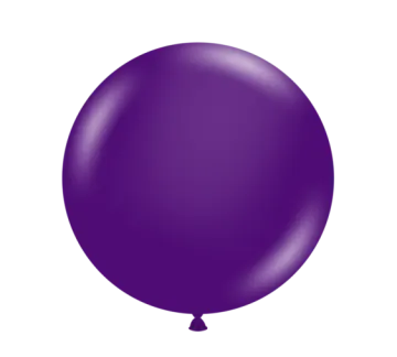 a purple balloon on a white background