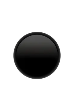 a black sphere on a white background