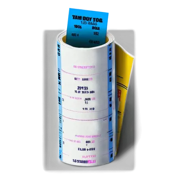 a roll of toilet paper