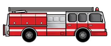 a red fire truck