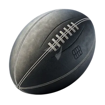 a football ball on a white background