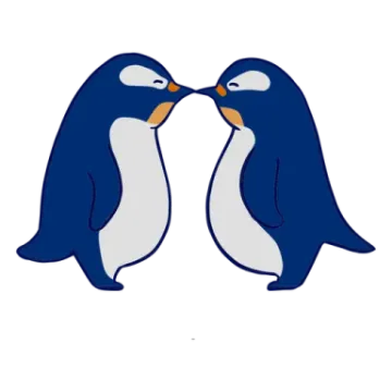a couple of penguins