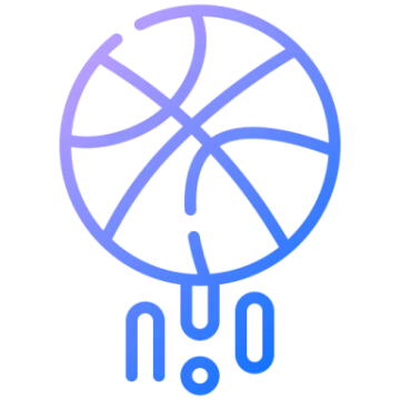 a basketball ball in the shape of a circle