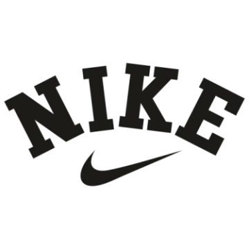 the nike logo on a white background