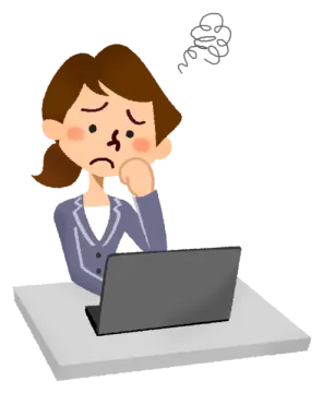 a woman sitting at her desk with a laptop