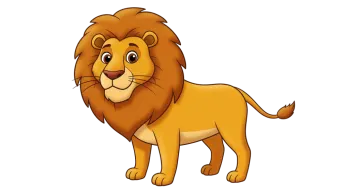 how to draw a lion step by step