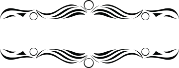 a set of black and white swirl designs