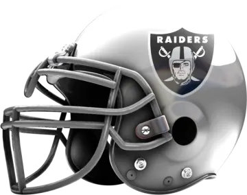 the oakland raiders helmet