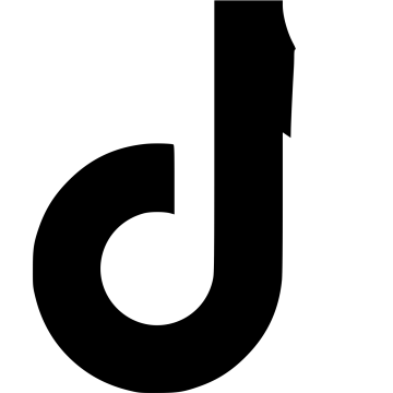 a black and white logo with the letter d