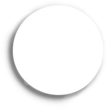 a white circle with a shadow on it
