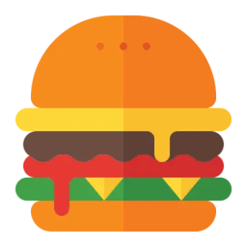 a hamburger with cheese and tomato on it