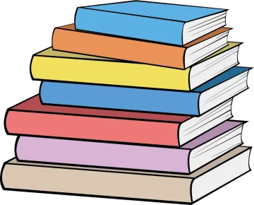 a stack of books