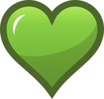 a green heart