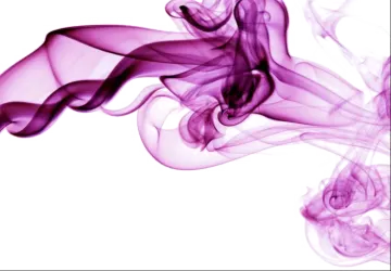 purple smoke on a white background