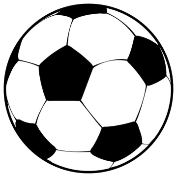 a soccer ball on a white background