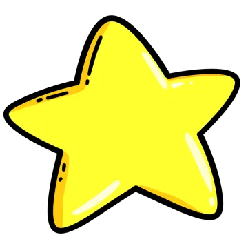 a yellow star