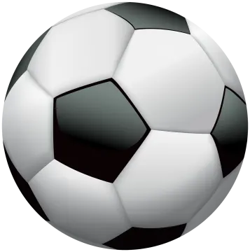 a soccer ball on a white background