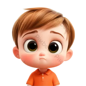 a little boy with big eyes and brown hair