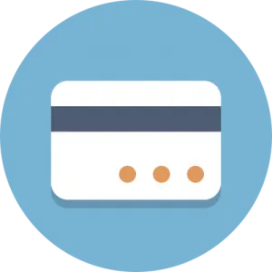 an icon of a credit card