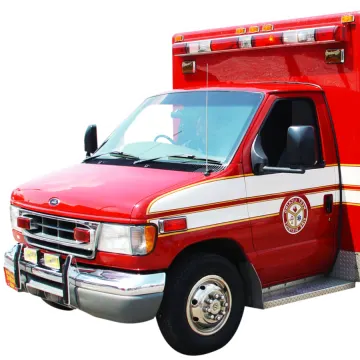 a red and white fire truck