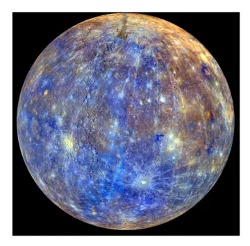 the surface of mercury