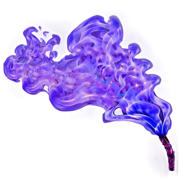 a blue and purple colored object