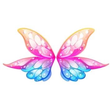 two colorful butterflies on a white background