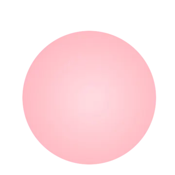 a pink ball on a white background