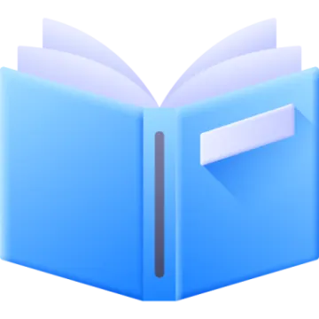 an open book with a blank paper on it