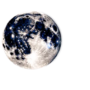 an image of the moon on a white background