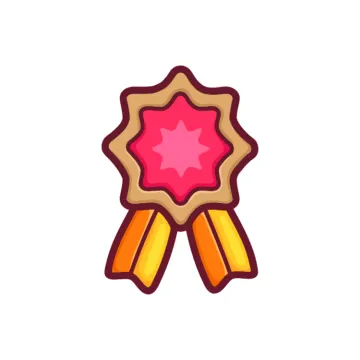 a badge with a star on it