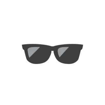 a pair of sunglasses on a white background