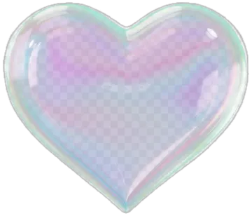 a heart shaped balloon on a transparent background