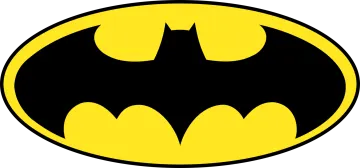 a batman symbol on a white background