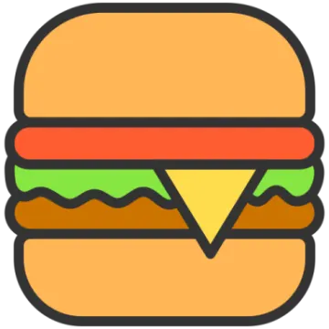 a hamburger with cheese on it